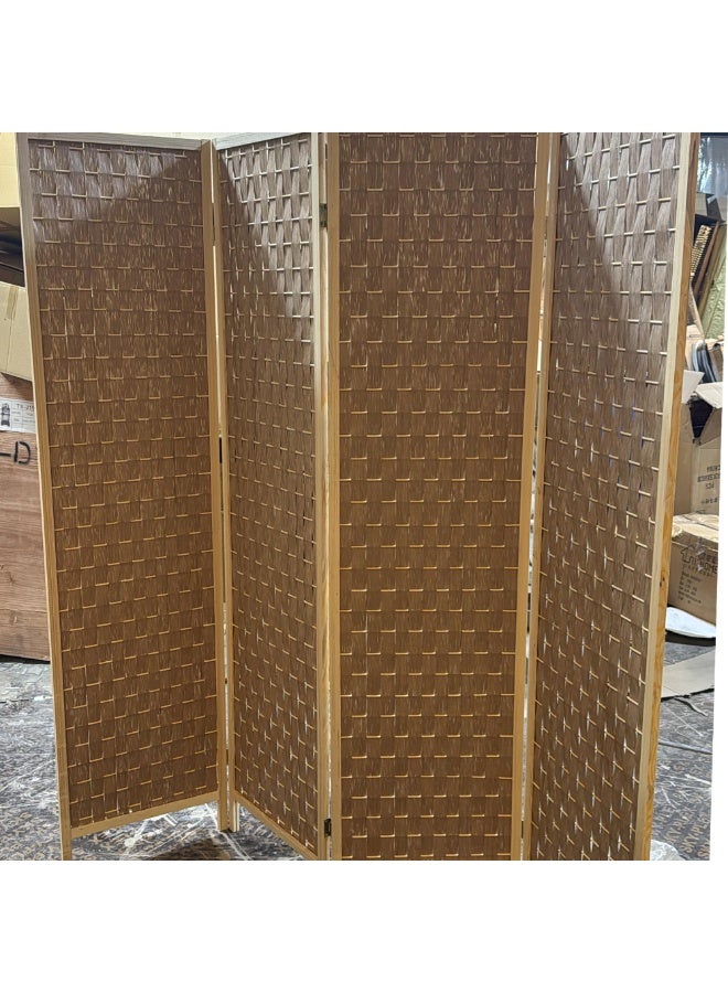 Decorhills Room Divider Wall – 4-Panel Folding Privacy Screen for Home & Office, 180cm x 180cm, Stylish Room Divider for Home or Workspace - Image 2